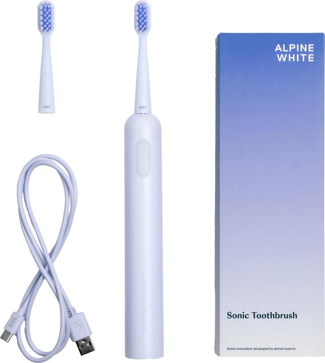 Actual product image Alpine White Sonic Toothbrush (Sonic toothbrush)