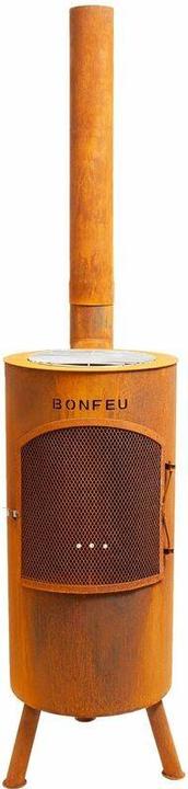 Produktbild Bonfeu BonTino LP Roest Tuinhaard - L 35 x B 35 x H 153 cm - Cortenstaal - bruin - Tuinhaard - Terrasverwar