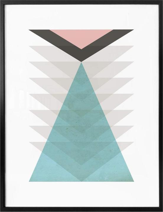 Produktbild Trenddeko Totem aqua & pink (100 x 120 cm)