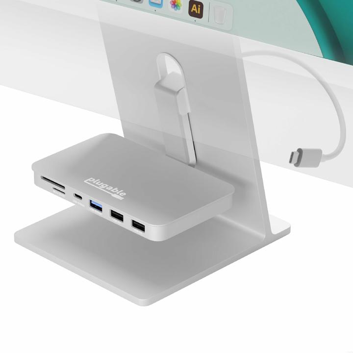 Produktbild Plugable USB-C 6-In-1 Mounted Hub (USB-C)