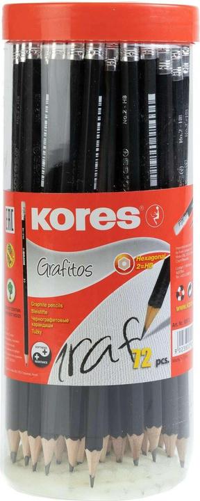 Actual product image Kores Grafitos (3 mm, HB, 72x)
