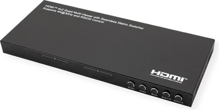 Image du produit Value Matrice HDMI 4x2, support QUAD