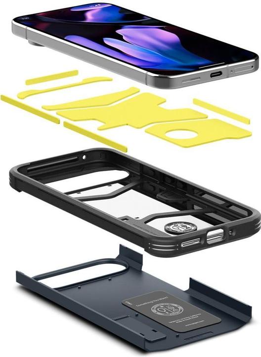 Actual product image Spigen Tough Armor Case for Google Pixel 9 Pro XL Metallic Slate (Google Pixel 9 Pro XL)