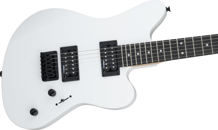 Actual product image JACKSON JS22 Surfcaster Electric Guitar, Snow White (Electric guitar, Amaranth, Maple, Poplar)