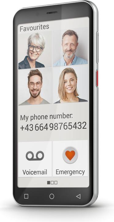 Produktbild Emporia Smart 5 mini (64 GB, Schwarz, 4.95", Single SIM, 13 Mpx, 4G)