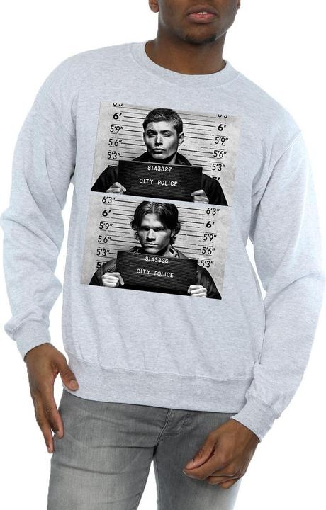 Immagine prodotto Supernatural Winchester Mugshots Felpa Uomo (XL)