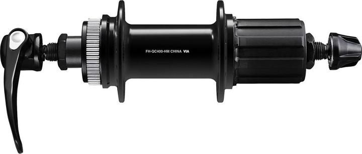 Actual product image Shimano Rear hub FH-QC400 8/9/10/11-speed 135 mm 36-hole QR Centre (Disc brake Center lock)