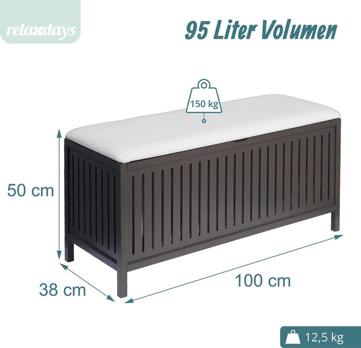 Image du produit Relaxdays panier-linge (95 l)
