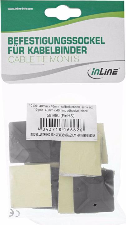 Image du produit InLine Base de montage (Boucles de fixation, 40 mm, 10 pcs)