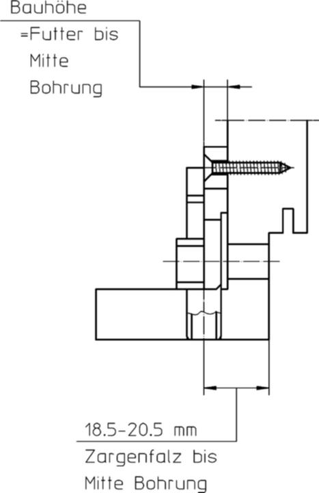 Actual product image Simonswerk Anschraubtaschen