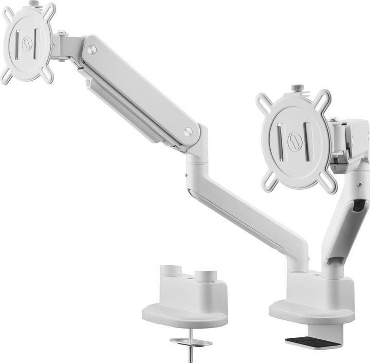 Image du produit One for All Support de moniteur Solid Dual White DM 4220 (Tables, 35", 10 kg)