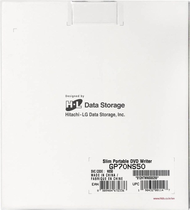 Actual product image LG GP70NS50 (DVD writer, DVD drive, CD drive, CD burner)