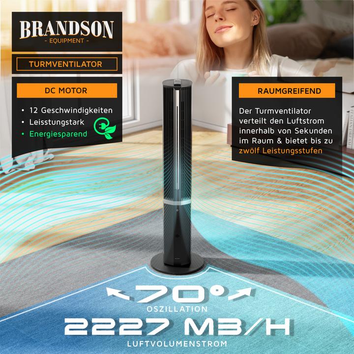 Produktbild Brandson Turmventilator mit Wasserkühlung (53.50 dB)