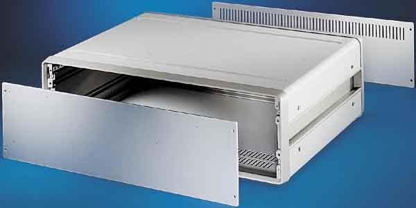 Produktbild Schroff Rückwand - RUECKWAND 4HE 84TE ELOX.