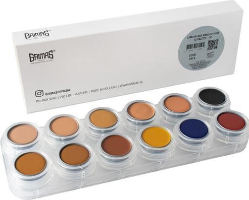 Actual product image Grimas Camouflage Make-up Palette CB (Pallet 12 CB)