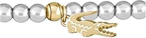 Immagine prodotto Lacoste Bracciale con perline in acciaio Orbe 2040332 (18 cm, Acciaio inossidabile)