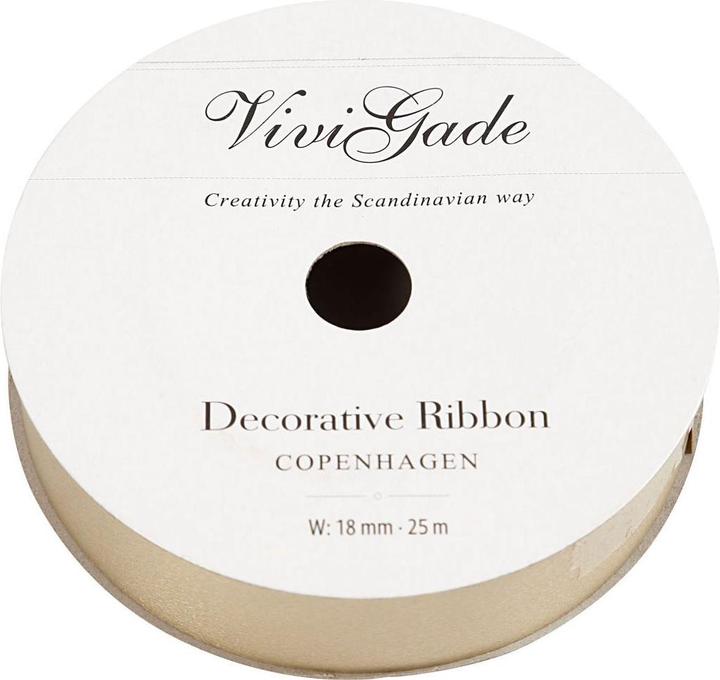 Produktbild Creativ Company Geschenkband Mattgold, 25m (1x)