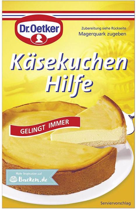 Produktbild Dr. Oetker Käsekuchenhilfe (58 g)