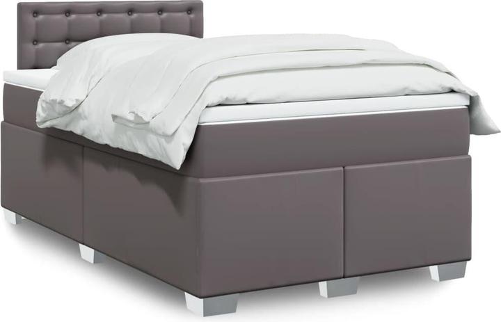 Image du produit vidaXL Bo x lit de saut avec matelas 120 x 200 cm similicuir (120 x 200 cm)