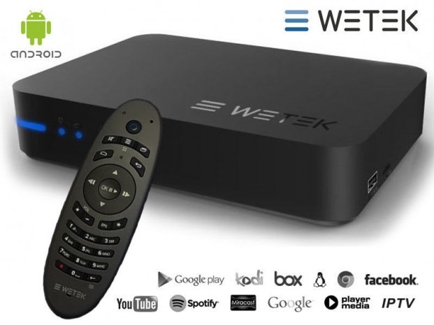 Produktbild WeTek Play IPTV & DVB-S2, Android & Kodi (IPTV (ready), DVB-S2)
