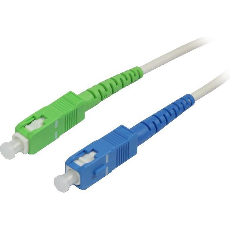 Thumbnail - Synergy 21 LWL-1-Faser-Patchk. 2mtr.SC-SC(APC8Grad), 9/125u, Schrägschliff (2 m), Netzwerkkabel