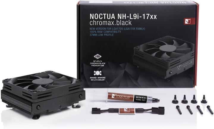 Actual product image Noctua NH-L9i-17xx chromax.black (37 mm)