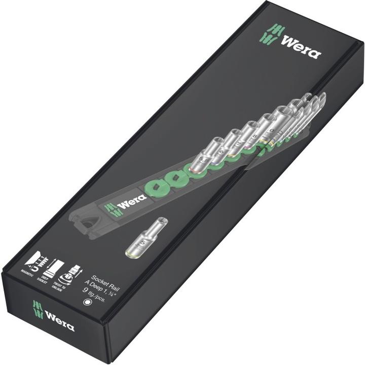 Actual product image Wera Socket Rail A Deep 1