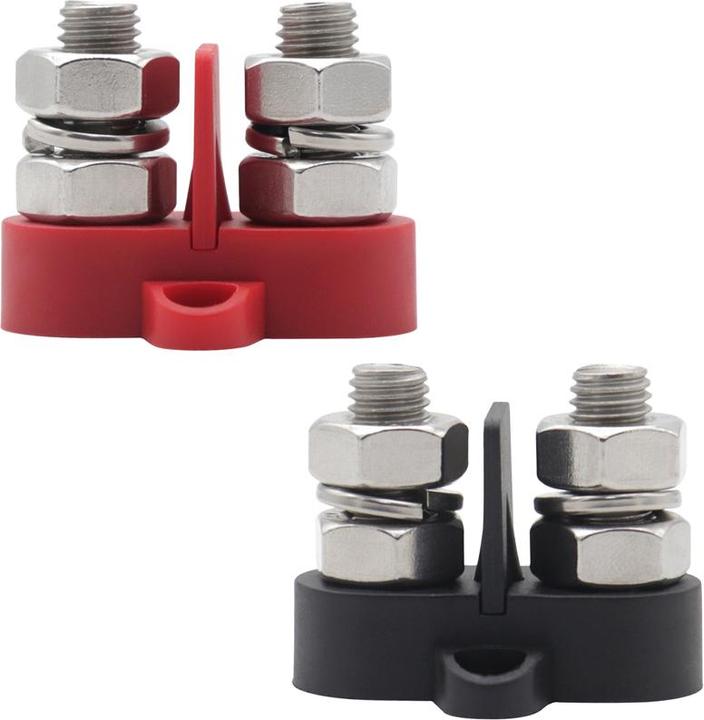 Produktbild Offgridtec Dual Terminal Stud / 2-fach Schraubanschluss mit entfernbarer Isolationsplatte 2 x M10 (3/8")