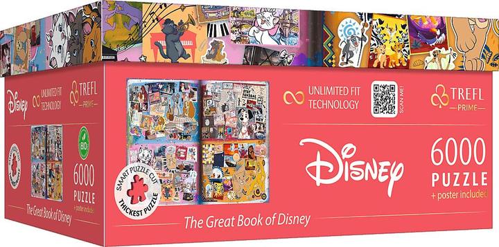 Image du produit Trefl The Great Book of Disney (6000 pièces)