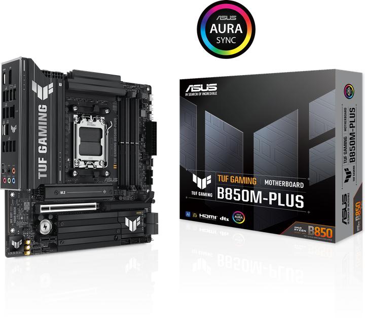 Actual product image ASUS TUF GAMING B850M-PLUS (AM5, AMD B850, mATX)