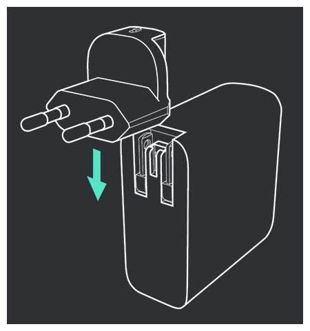 Image du produit Creative Φορτιστής Χωρίς Καλώδιο GaN με Θύρα USB-A και 2 Θύρες USB-C 67W Λευκός (51MZ0515AA000) (67 W)