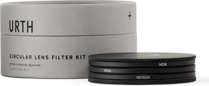 Produktbild Urth 49mm ND8, ND64, ND1000 Lens Filter Kit (Plus+) (ND- / Graufilter, 49 mm)