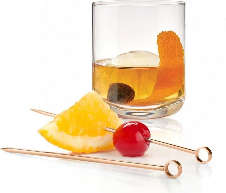 Actual product image Uberstar Cocktail stirrers set of 6 rose gold (Bar spoons + Cocktail stirrers)