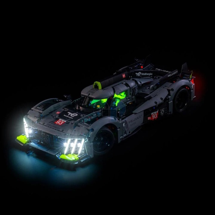 Produktbild Light my bricks LED Licht Set für LEGO Peugeot 9X8 24H Le Mans Hybrid Hypercar