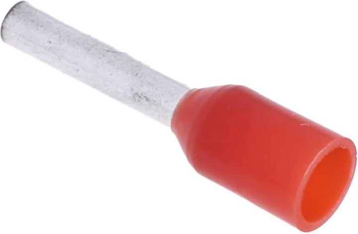 RS PRO Adereindhulzen tot 1mm², pin ø 1,7mm, rood