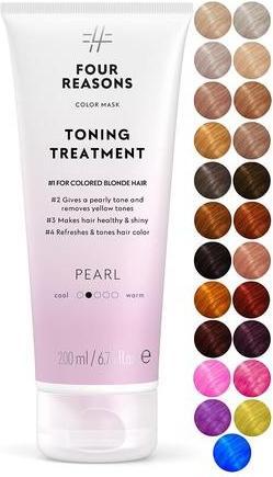 Image du produit Four Reasons Color Mask Pearl Blond Toning Treatment Colour Depositing Conditioner 200ml (200 ml)