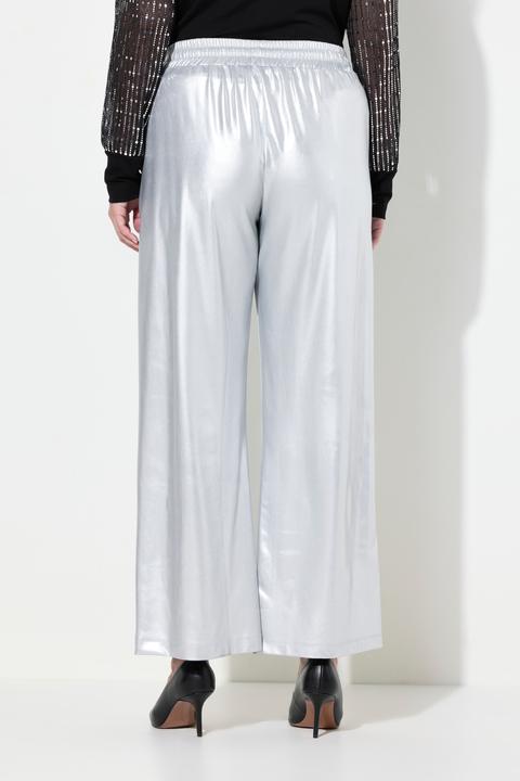 Actual product image Miamoda Hose, Wide Legs, Glanzoptik, Elastikbund (52)
