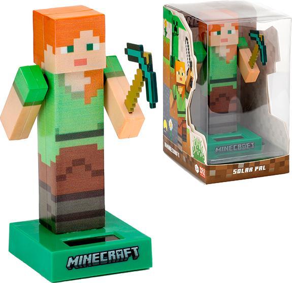 Produktbild Puckator Minecraft Alex Solar Pal Wackelfigur