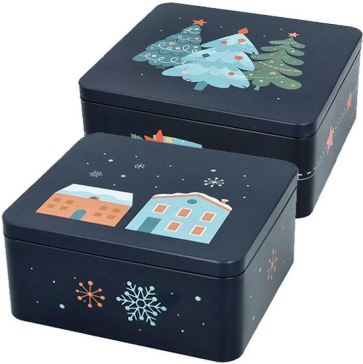 Birkmann Guetzli-Dose Christmas Gift Wrap 3 Stück, M/L/XL