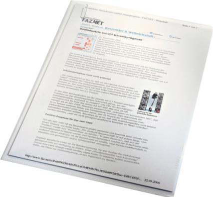 Image du produit Leitz Pochettes transparentes PP A4 (A4, 100 x)