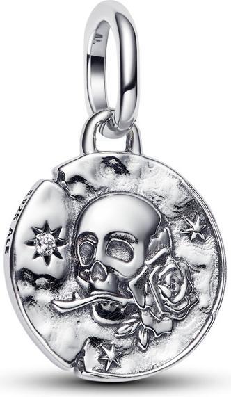 Image du produit Pandora Breloque médaillon crâne (Argent925)