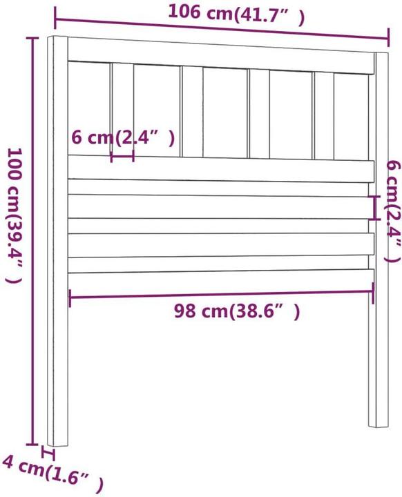 Produktbild VidaXL Kipper (106 x 4 x 100 cm)