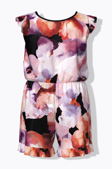 Produktbild Ulla Popken Badekleid, Blüten, Rüschen, Softcups (58, 60)
