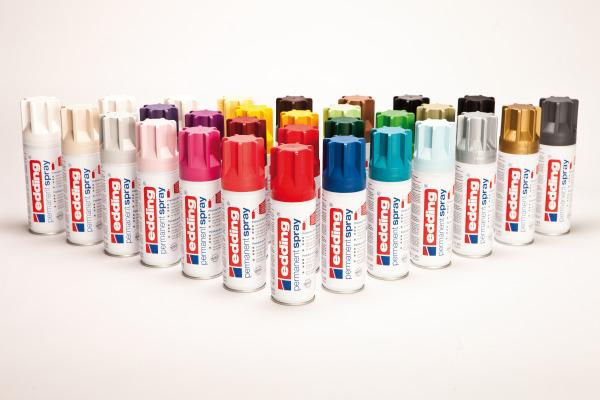 Produktbild Edding Permanentspray (Verkehrsrot, 0.20 l)