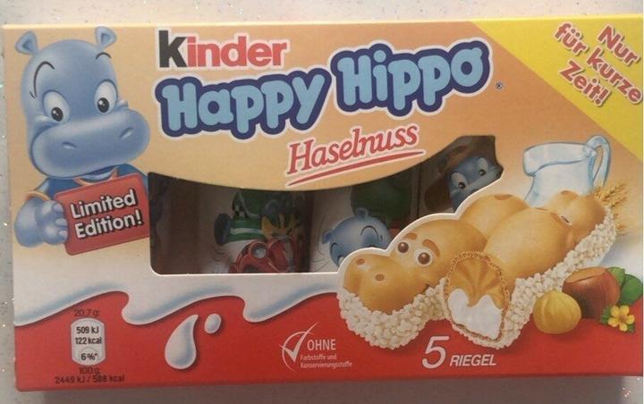 Produktbild Kinder Happy Hippo 5 x 20,7g (103 g)