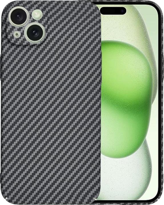 Produktbild Techsuit - Carbonite FiberShell - iPhone 15 Plus - Black (Apple iPhone 15 Plus)