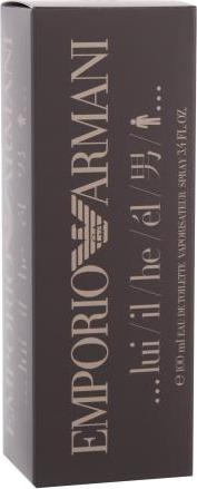 Actual product image Giorgio Armani Emporio He Lui Il Él (Eau de toilette, 100 ml)
