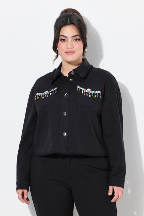 Produktbild Angel of Style Twilljacke, Straight Fit, Rücken-Applikation (54)