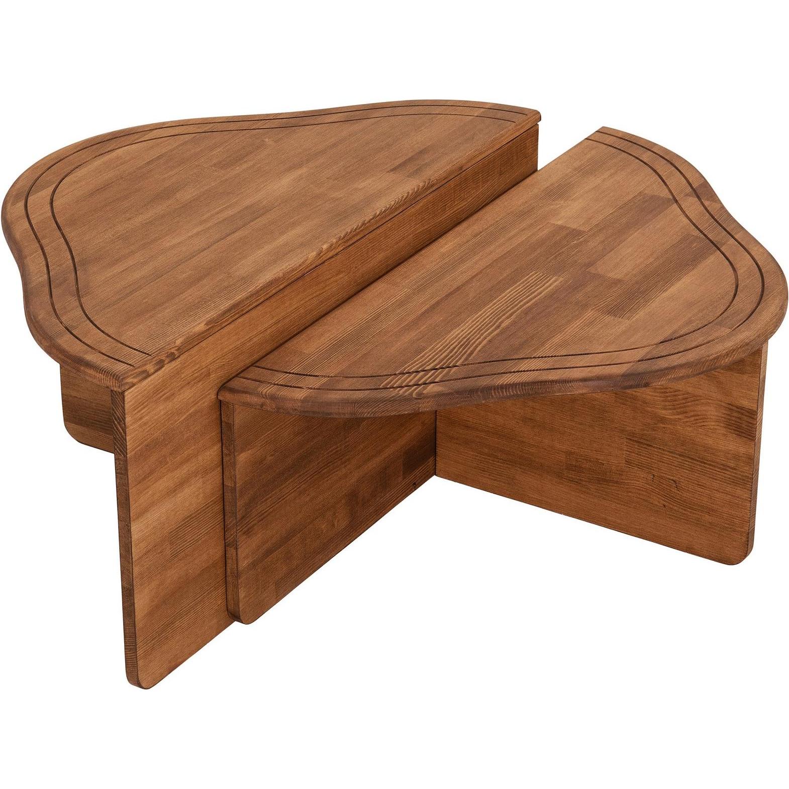 Skye Decor, Couchtisch + Beistelltisch, Margaret (90 x 90 x 40 cm)