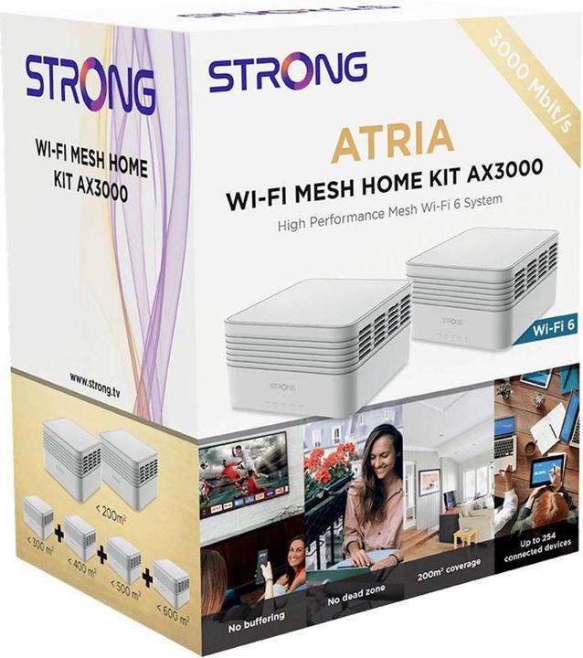 Actual product image Strong ATRIA Wi-Fi Mesh Home Kit AX3000 White